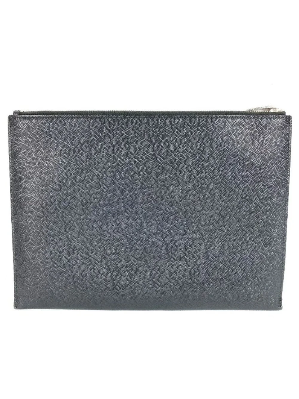 Saint Laurent Clutch Logo Leather Black - Picture 2 of 9